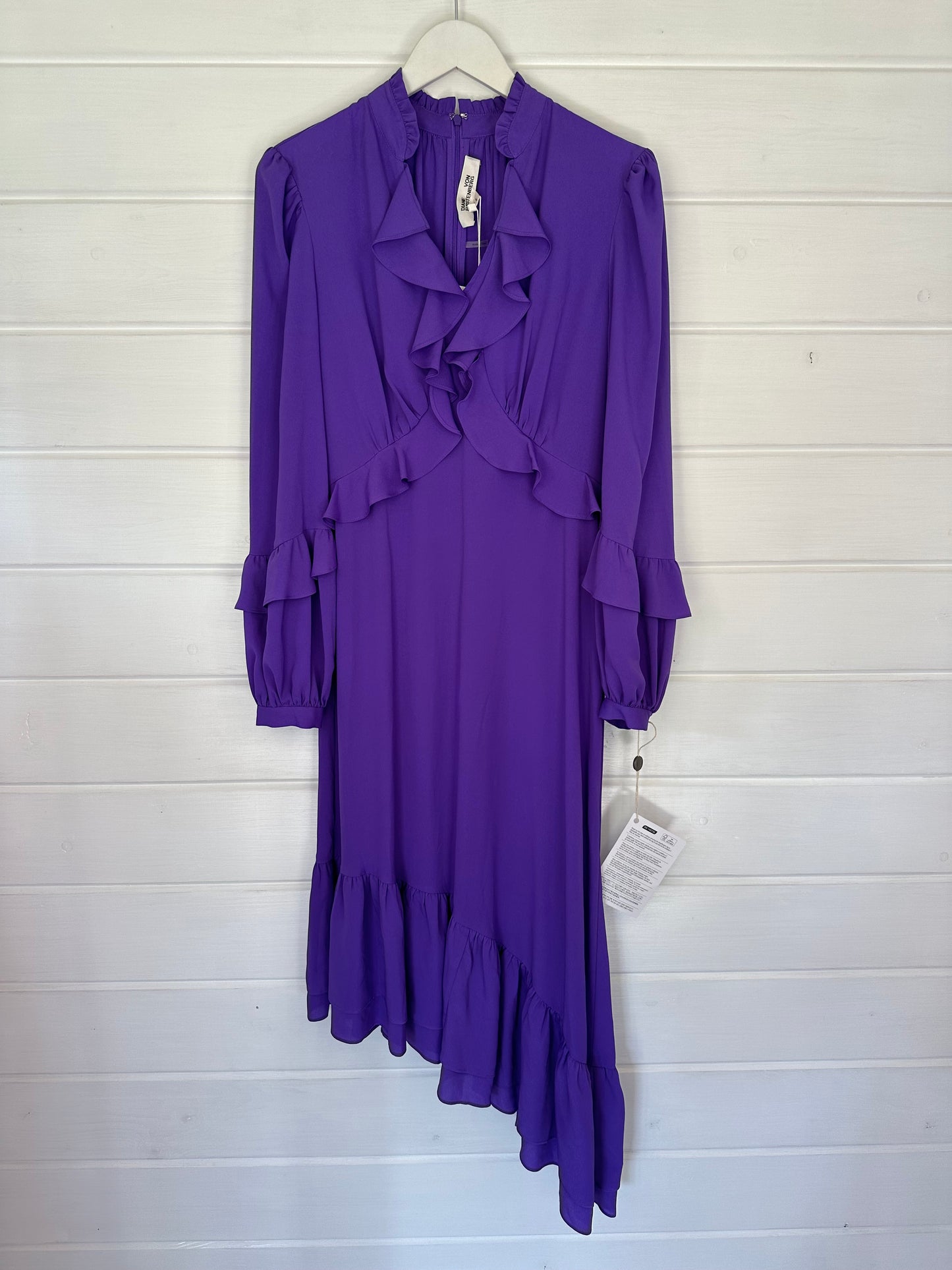 Diane Von Furstenberg Jill Purple Dress - Size 10