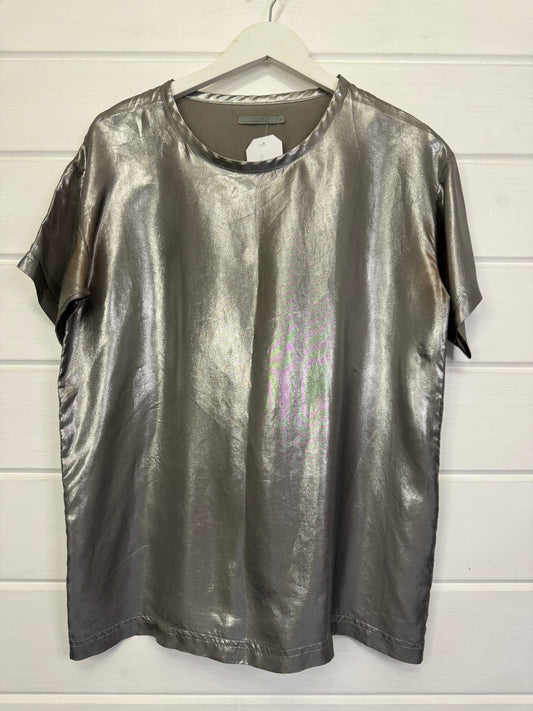 Cos Silver Top - Size 10 / 12