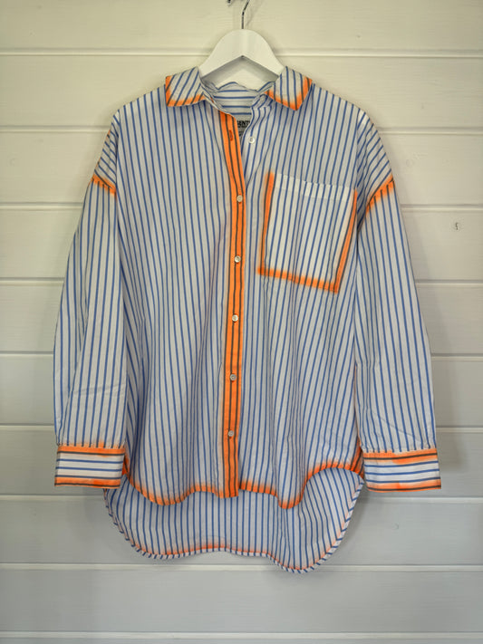 Essential Antwerp Striped Cotton Shirt - Size 8