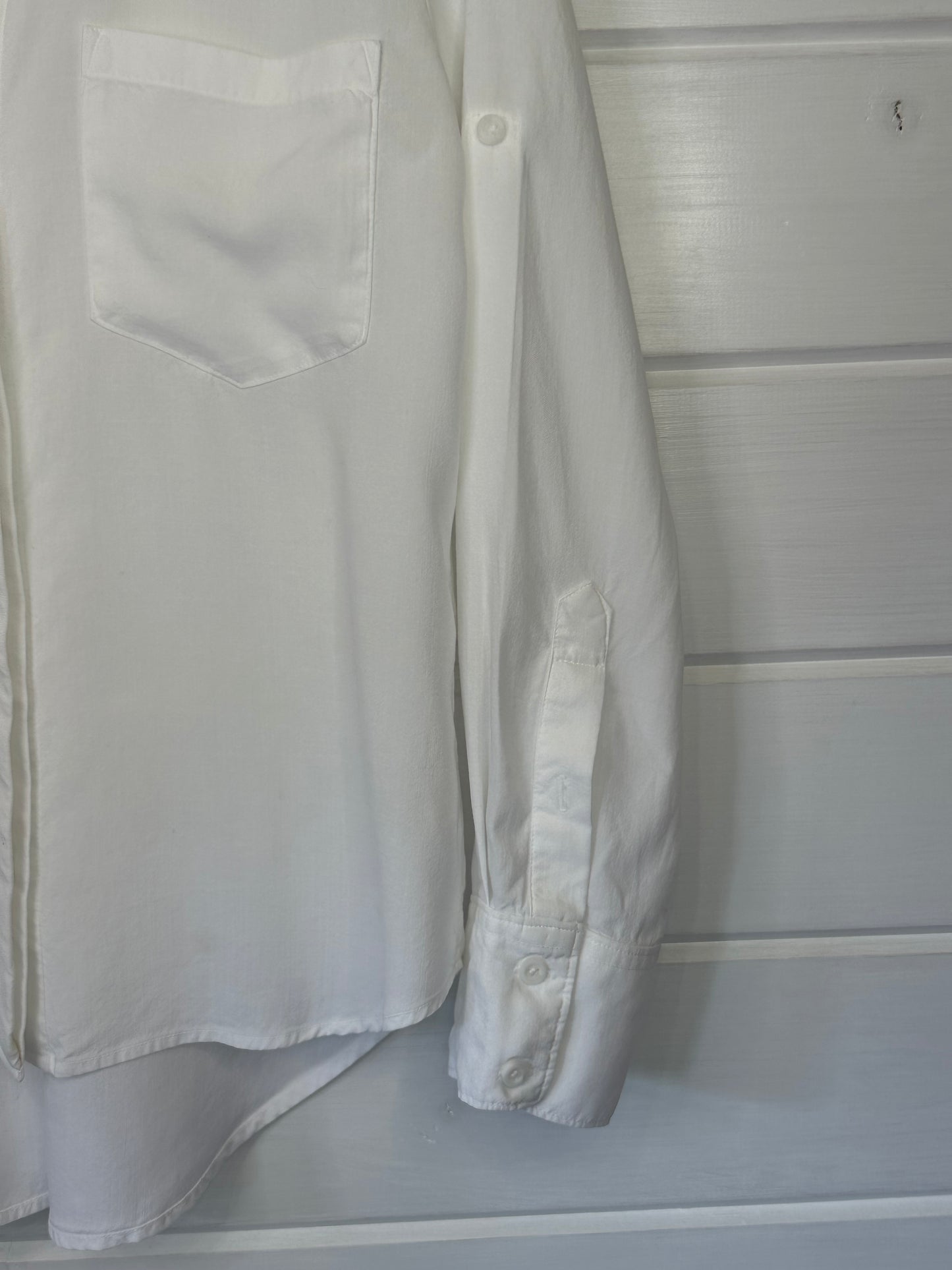 Bella Dahl White Shirt - Size Small