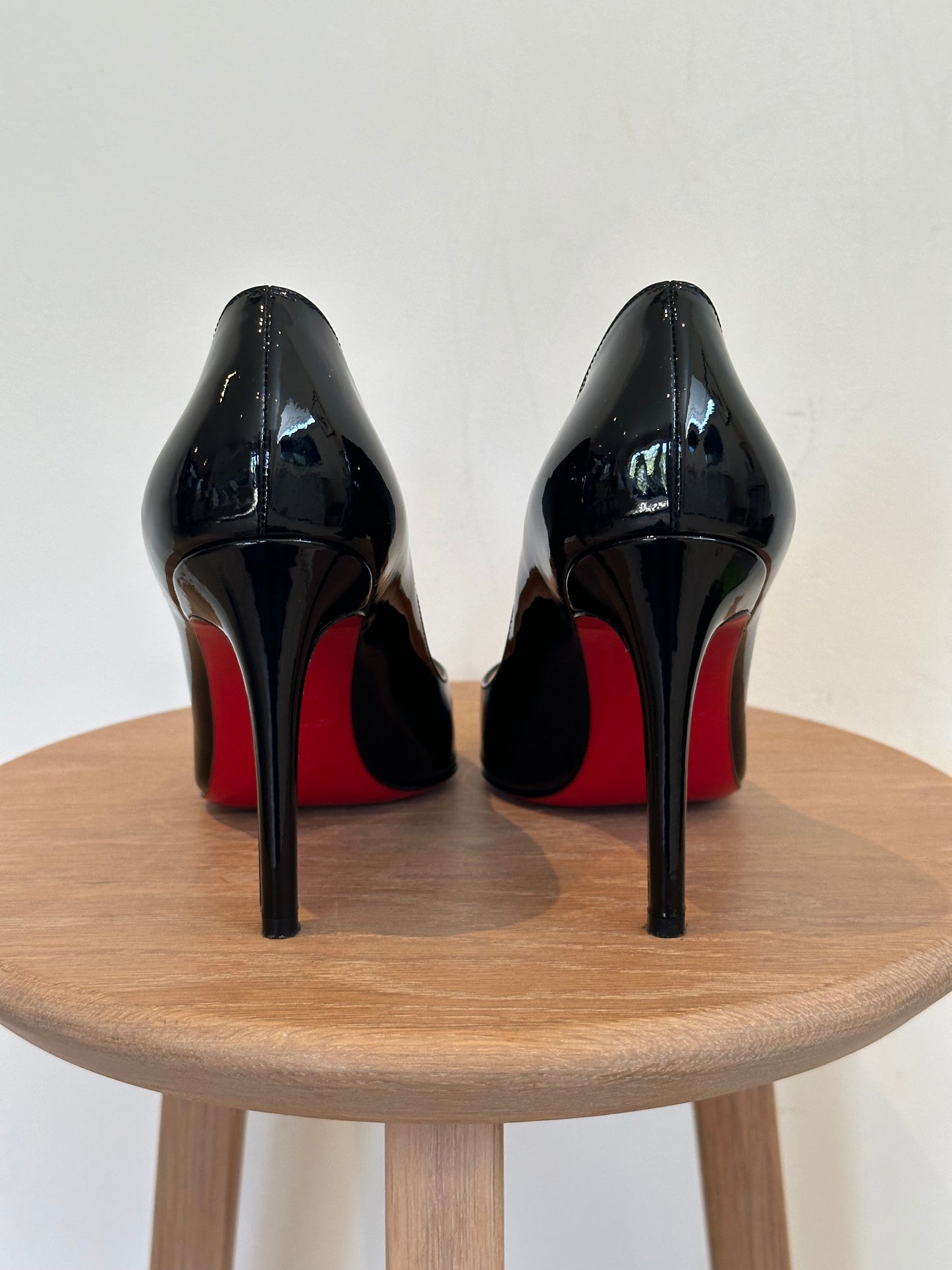 Christian Louboutin Patent Pigalle Shoes - Size 36.5