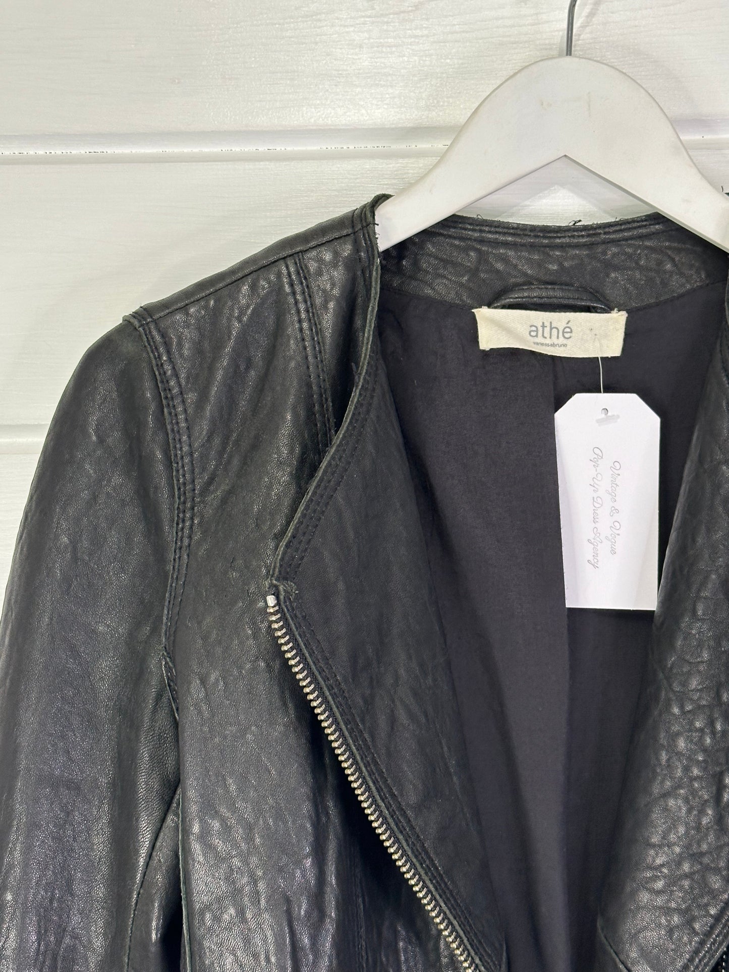 Athé Vanessa Bruno Leather Jacket - Size 10