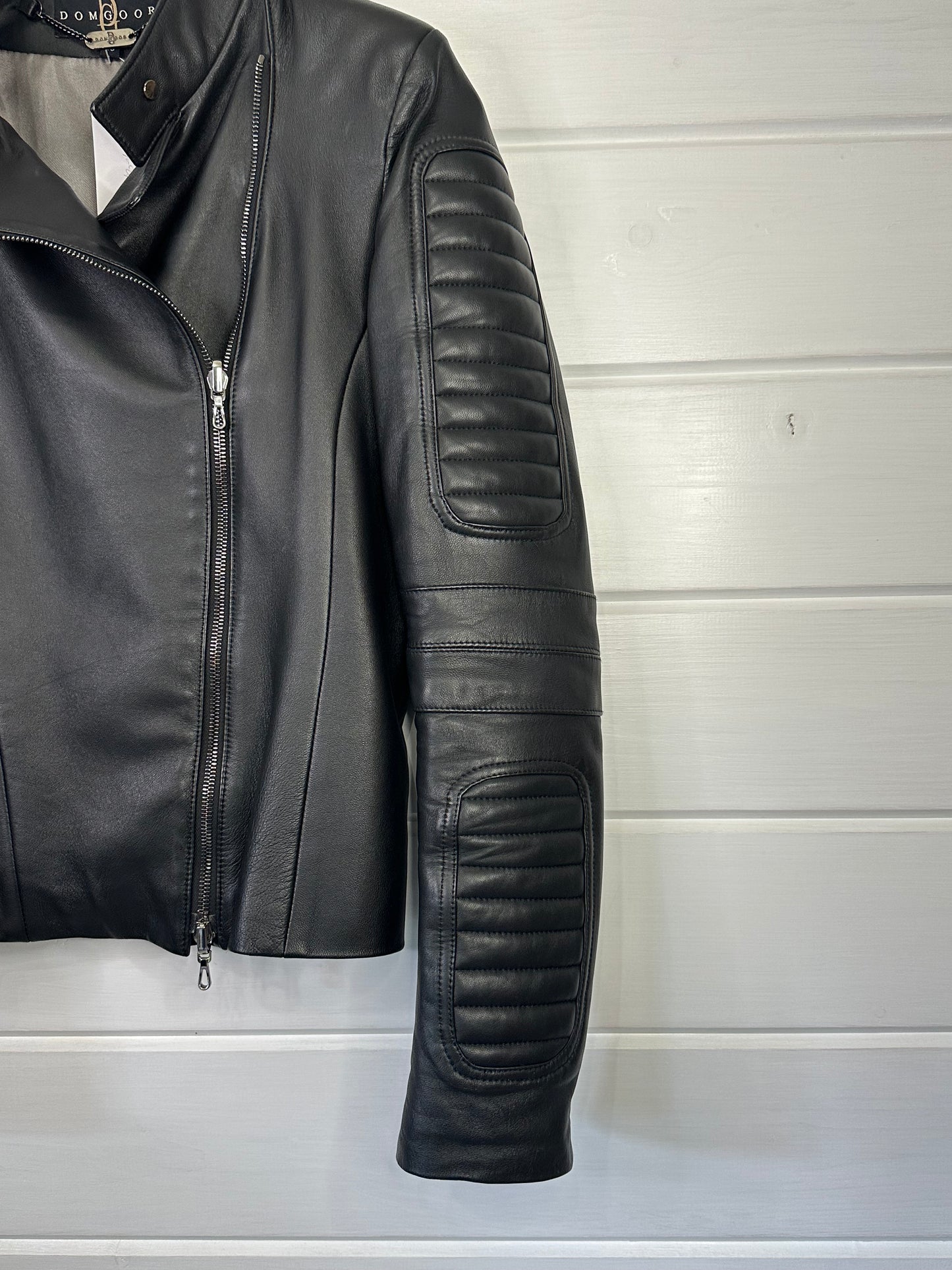 Dom Goor Leather Jacket - Size 10