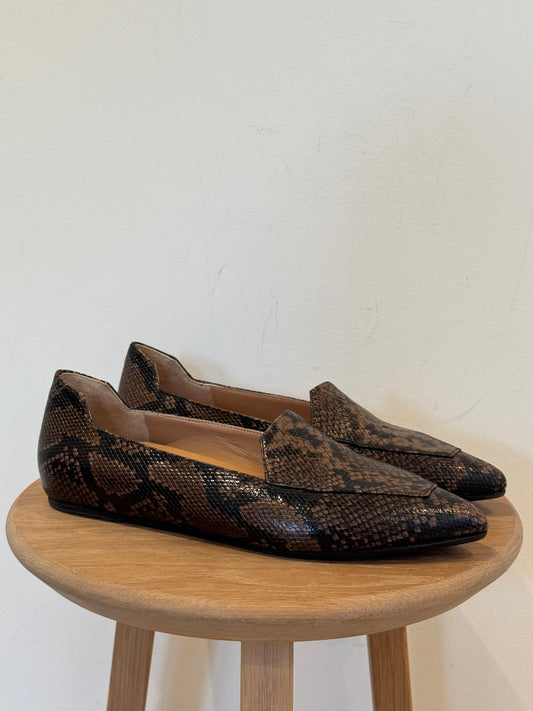 The Fold Snakeskin Loafers - Size 38
