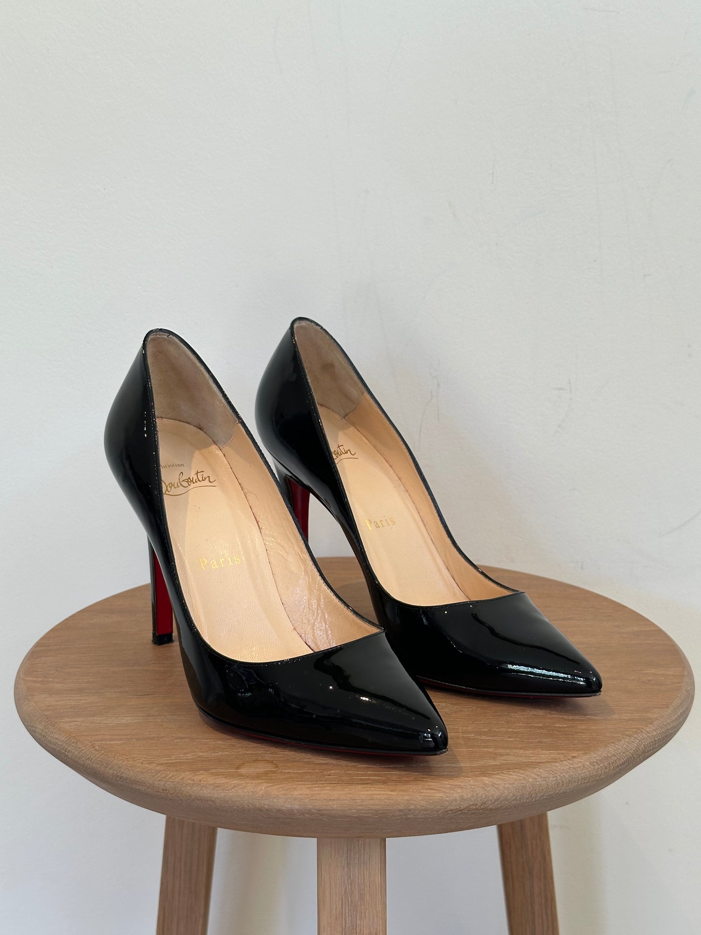 Christian Louboutin Patent Pigalle Shoes - Size 36.5